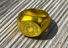 Load image into Gallery viewer, Anodized Yellow Fear Ring
