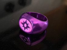 Load image into Gallery viewer, Anodized Violet  Love Ring