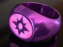 Load image into Gallery viewer, Anodized Violet Love Ring