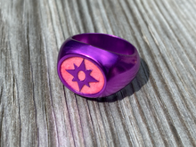 Load image into Gallery viewer, Anodized Violet  Love Ring