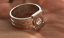 Load image into Gallery viewer, Silver Kyle Willpower GL Ring