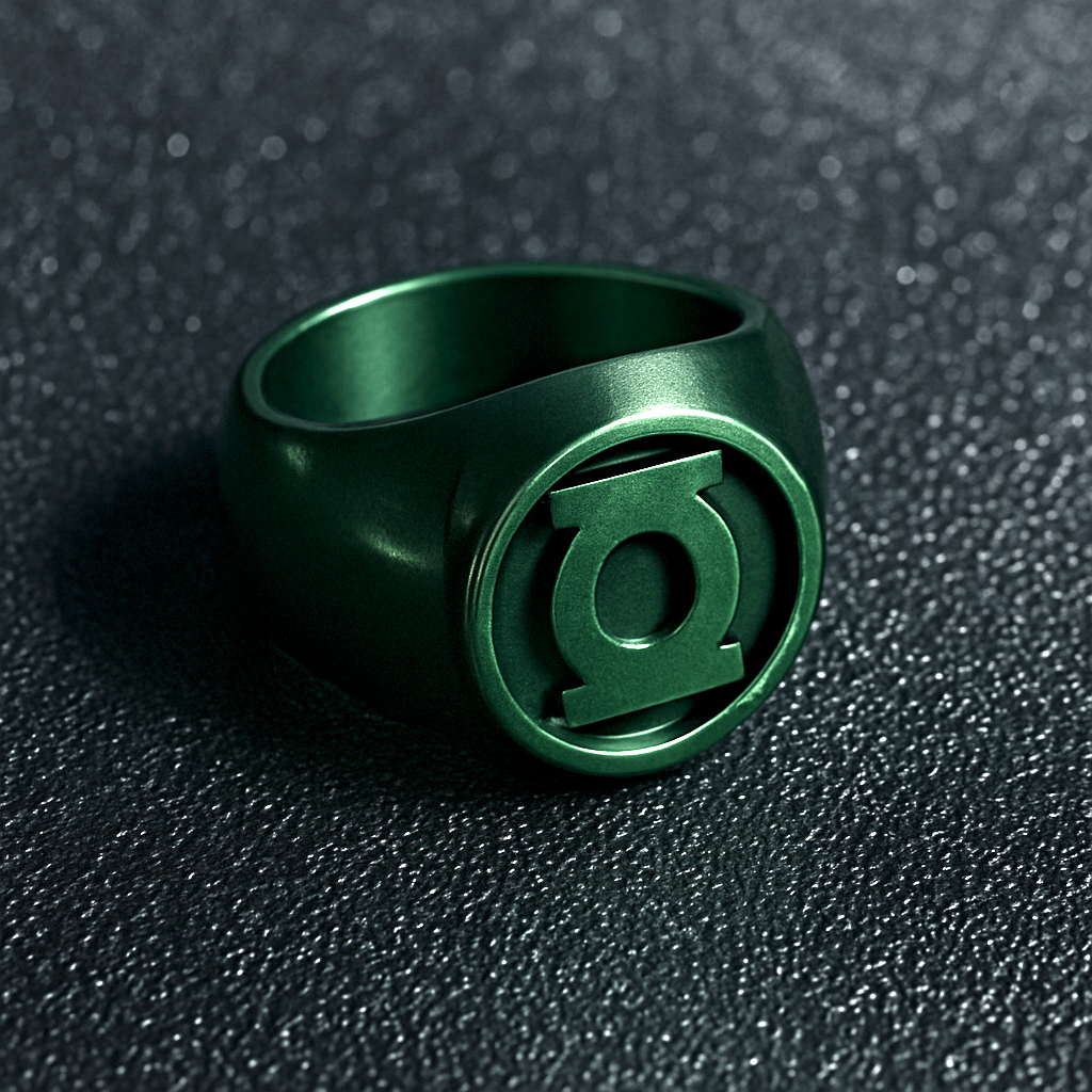 ***PREORDER Anodized DARK GREEN Willpower Ring****