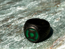 Load image into Gallery viewer, Brass BMP Ring with Glow inlay
