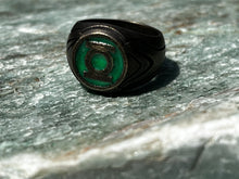 Load image into Gallery viewer, Brass BMP Ring with Glow inlay
