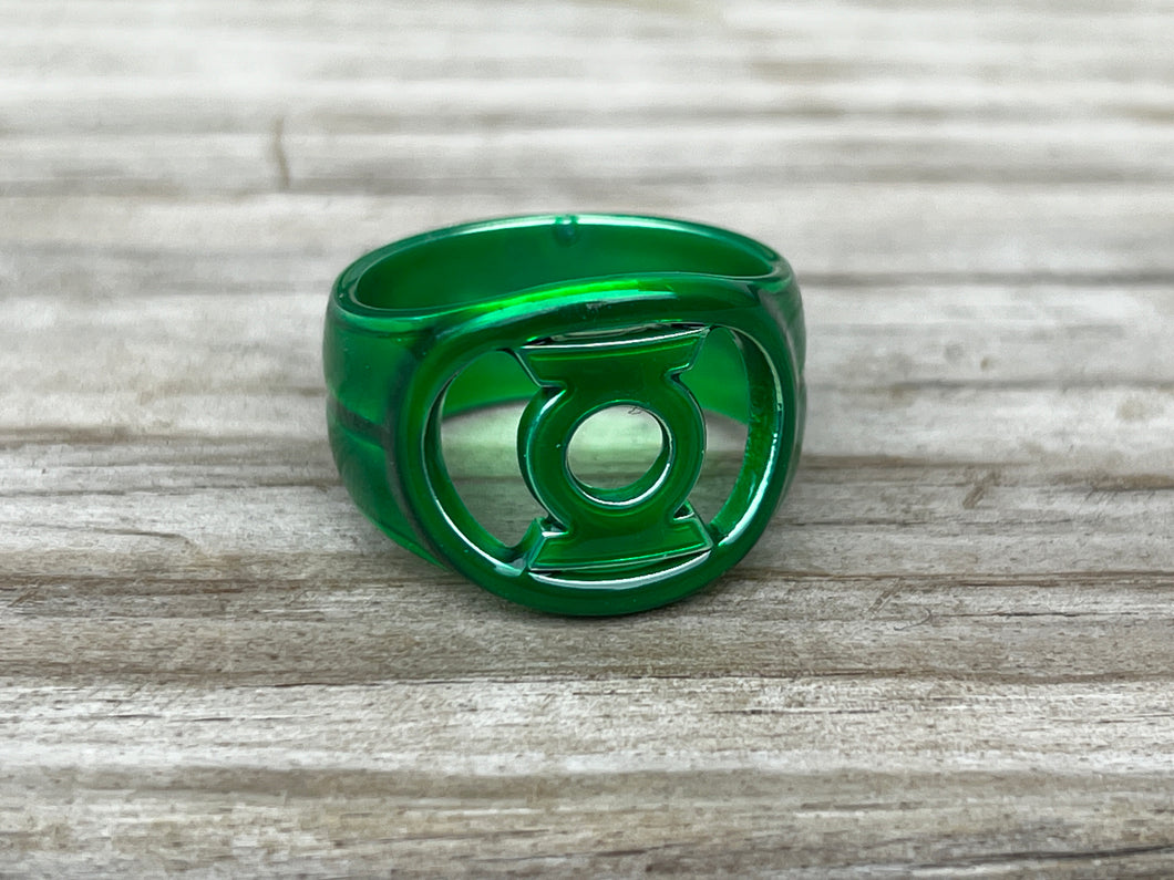 Coated Hal’s Willpower Green Lantern Ring