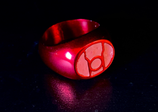 Anodized Red Lantern Rage Ring