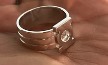 Load image into Gallery viewer, Silver Kyle Willpower GL Ring
